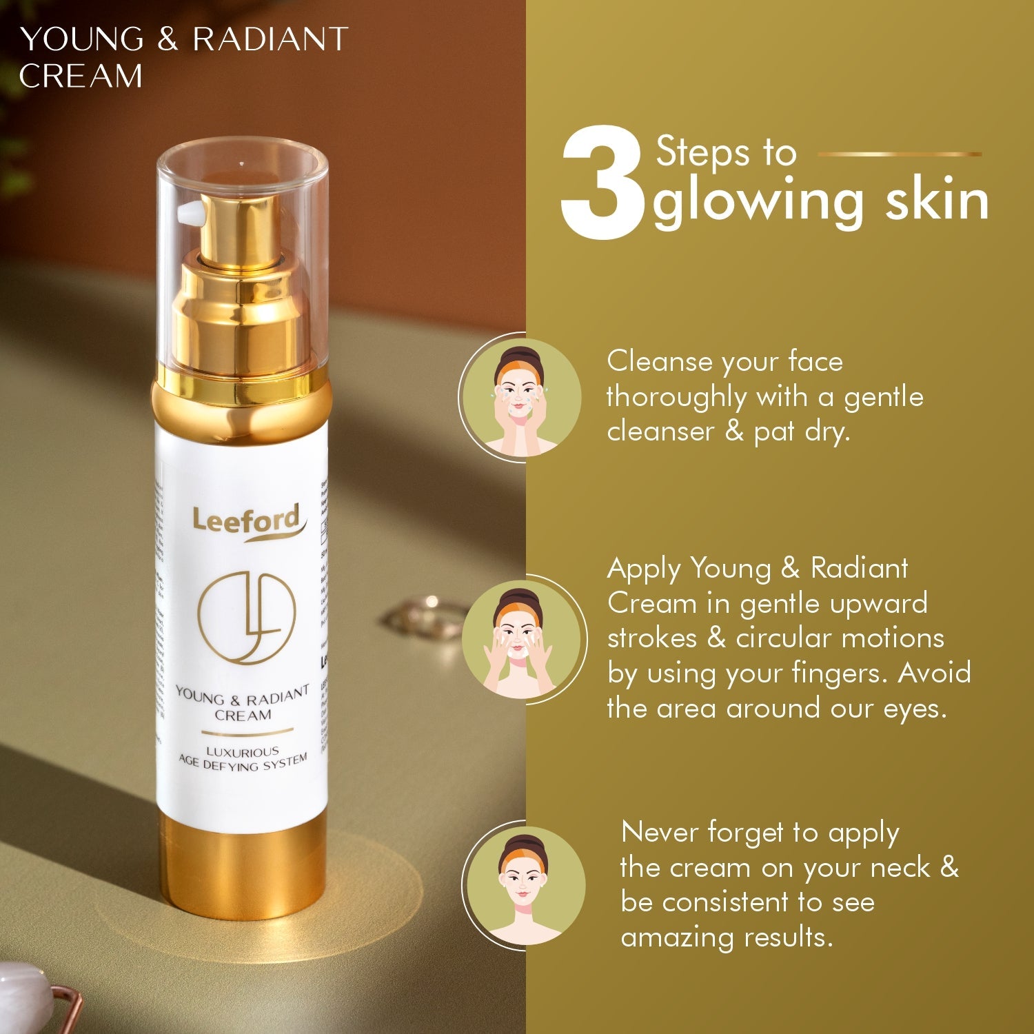 Kakadu Plum, Vitamin C & B3 Enriched Brightening Cream: Leeford Young & Radiant - Leeford Glam