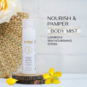 Nourish & Pamper: Enriched Body Mist with Ceramides & Aloe Vera for Ultimate Care - Leeford Glam